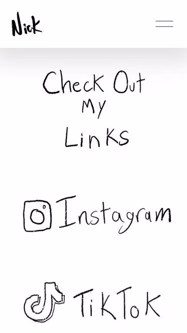 Screenshot of nicks.wtf