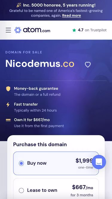 Screenshot of nicodemus.co