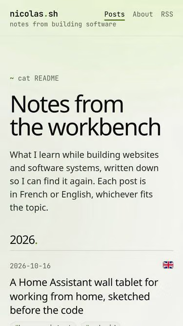 Screenshot of nicolas.sh