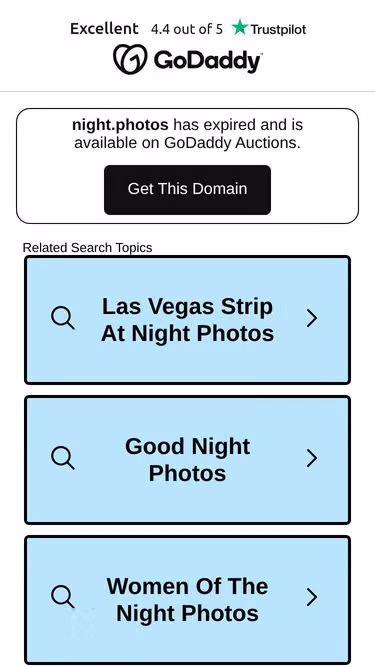 Screenshot of night.photos