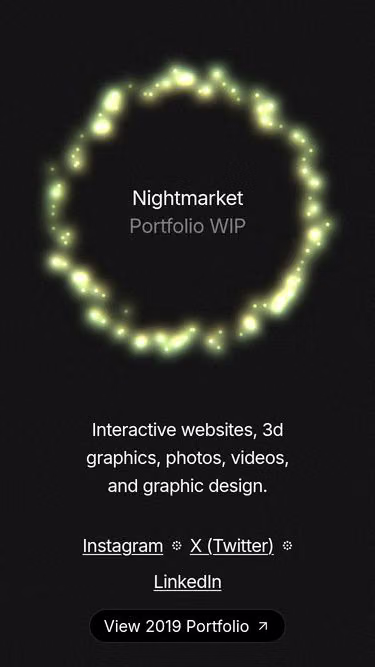 Screenshot of nightmarket.studio