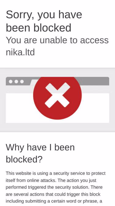 Screenshot of nika.ltd