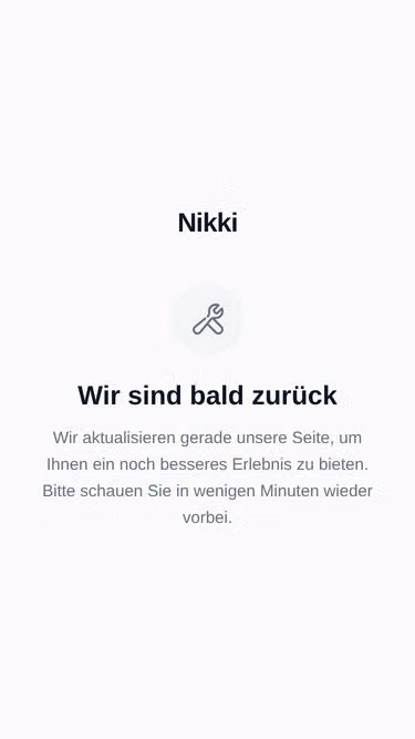 Screenshot of nikki.de