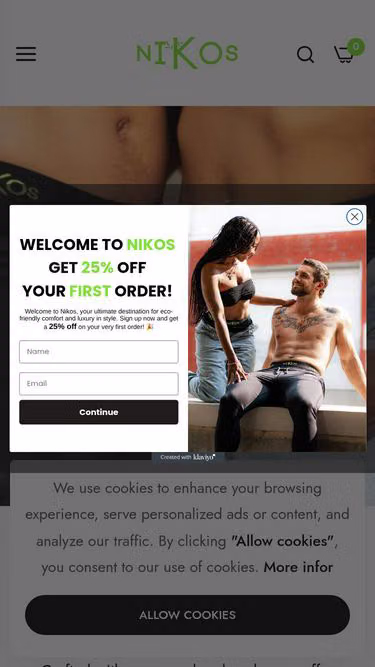 Screenshot of nikos.fit