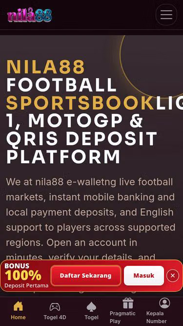 Screenshot of nila88.app
