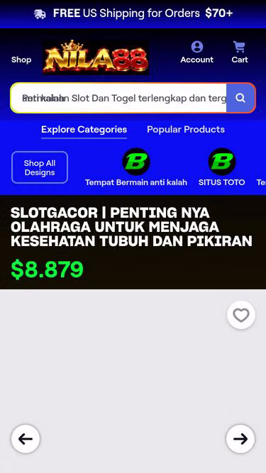 Screenshot of nila88.site