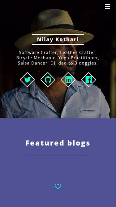 Screenshot of nilay.mk