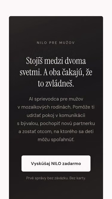 Screenshot of nilo.sk