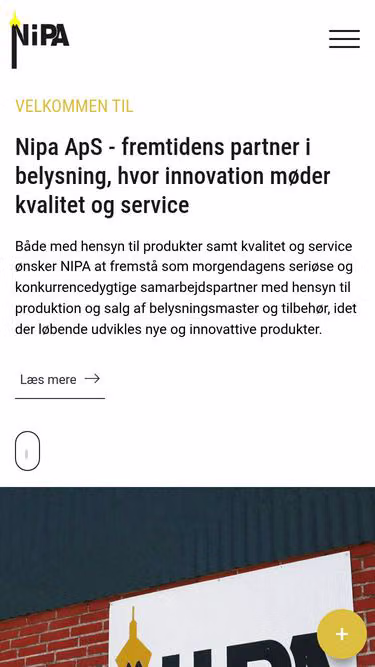 Screenshot of nipa.dk