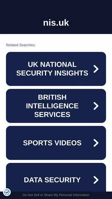Screenshot of nis.uk