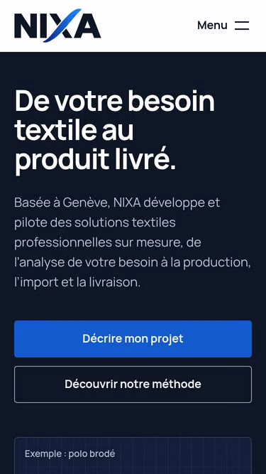 Screenshot of nixa.ch