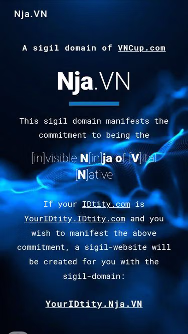 Screenshot of nja.vn