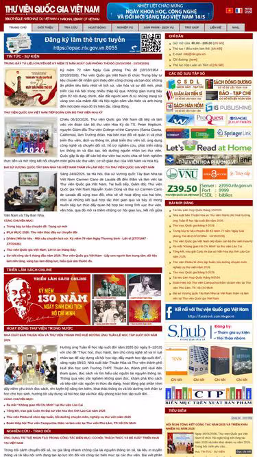 Screenshot of nlv.gov.vn