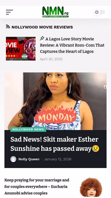 Screenshot of nmn.ng