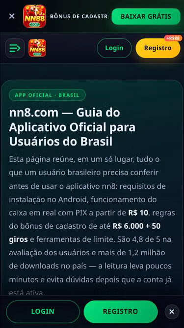 Screenshot of nn8.com.br