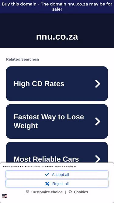Screenshot of nnu.co.za