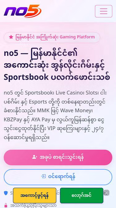 Screenshot of no5.pw