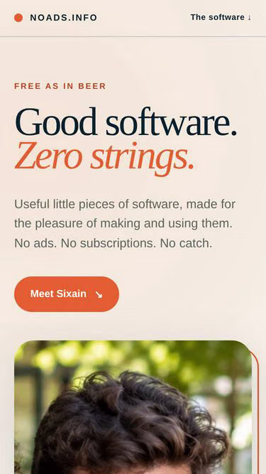 Screenshot of noads.info