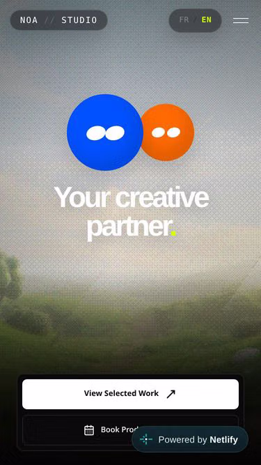 Screenshot of noastudio.site