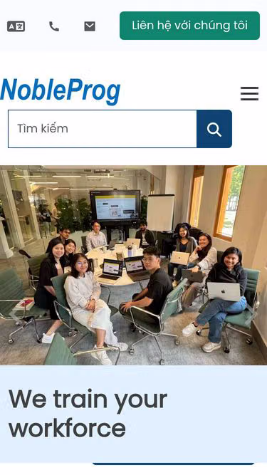 Screenshot of nobleprog.com.vn