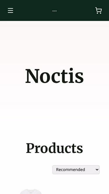 Screenshot of noctis.cfd