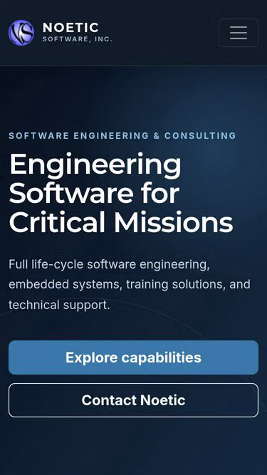Screenshot of noetic.com