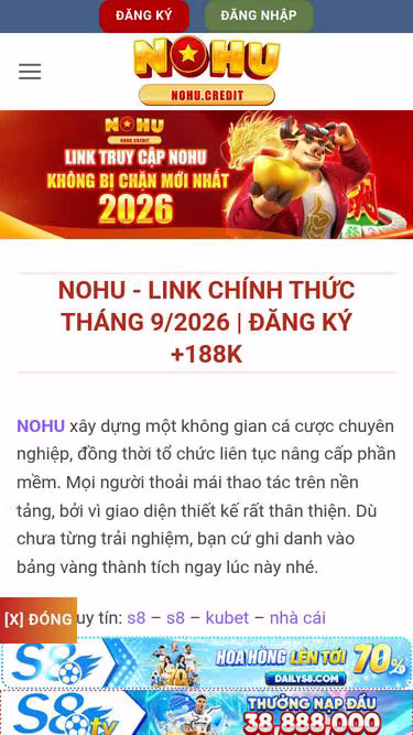 Screenshot of nohu.credit