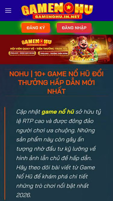 Screenshot of nohu.cyou