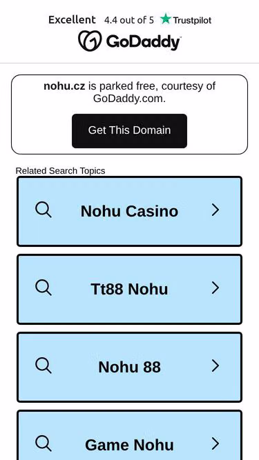 Screenshot of nohu.cz