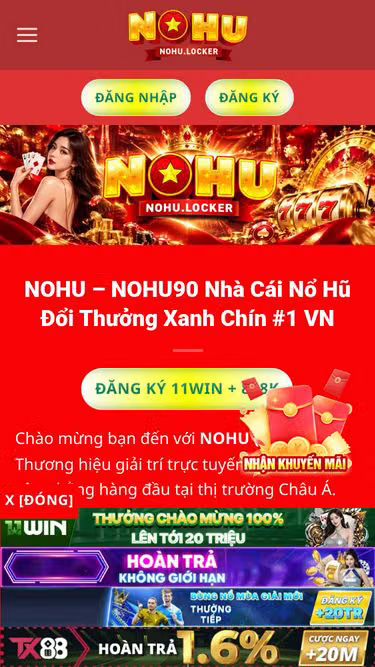 Screenshot of nohu.deal