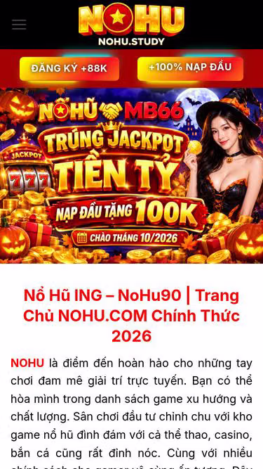 Screenshot of nohu.discount
