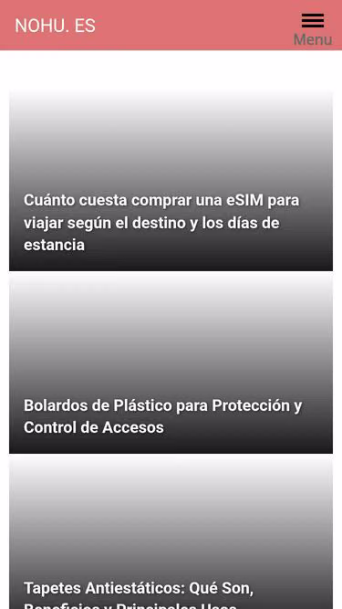 Screenshot of nohu.es