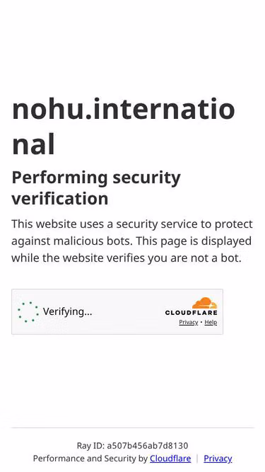 Screenshot of nohu.international