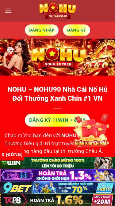 Screenshot of nohu.locker