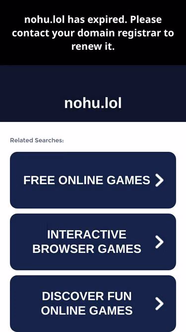 Screenshot of nohu.lol