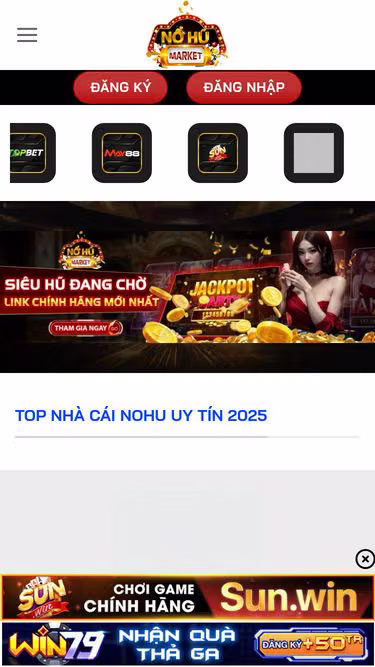 Screenshot of nohu.market