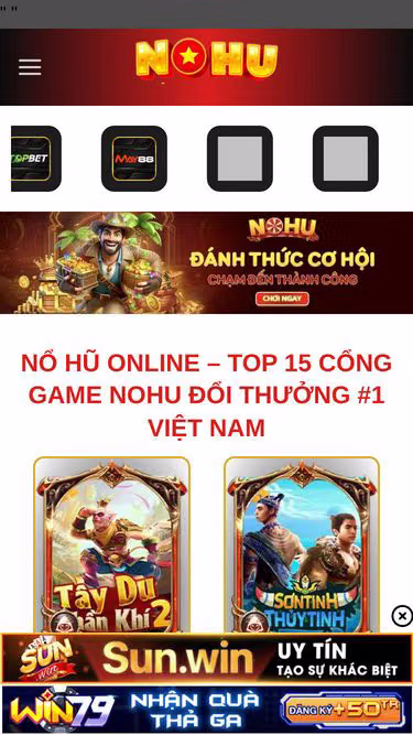 Screenshot of nohu.marketing