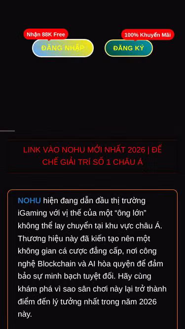 Screenshot of nohu.markets