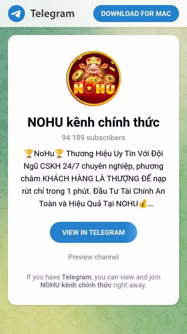Screenshot of nohu.money