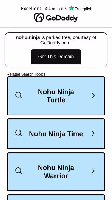 Screenshot of nohu.ninja