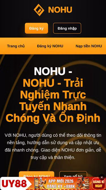 Screenshot of nohu.observer