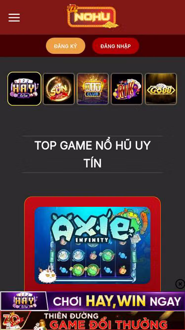 Screenshot of nohu.pet