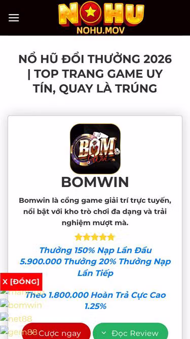 Screenshot of nohu.recipes