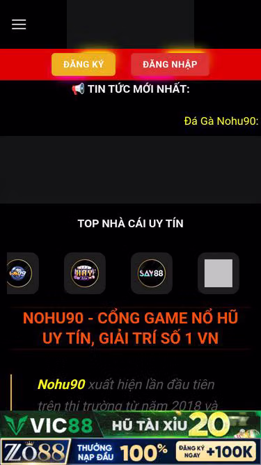 Screenshot of nohu.repair