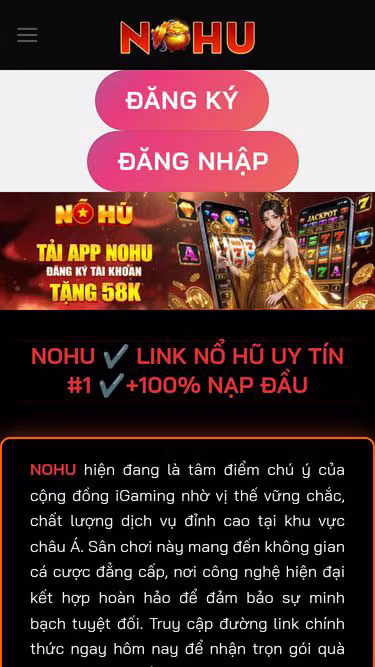Screenshot of nohu.services