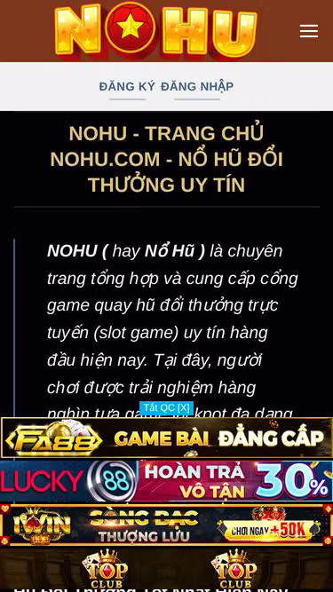 Screenshot of nohu.singles