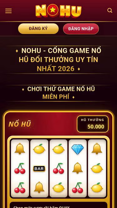 Screenshot of nohu.vin