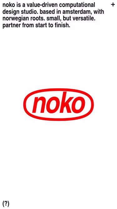 Screenshot of noko.studio
