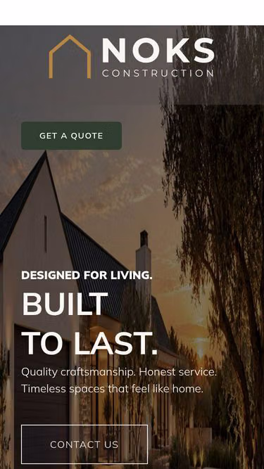 Screenshot of noks.co.za