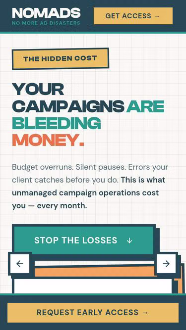 Screenshot of nomads.lat